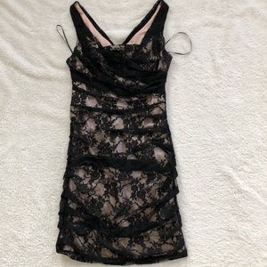 Express lace zip up dress. Super cute and formal.
